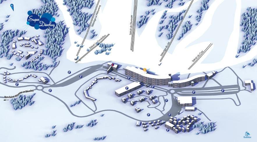 Au Pied Des Pistes Appart 4 Ou 5 Pers Superdevoluy Ngoại thất bức ảnh